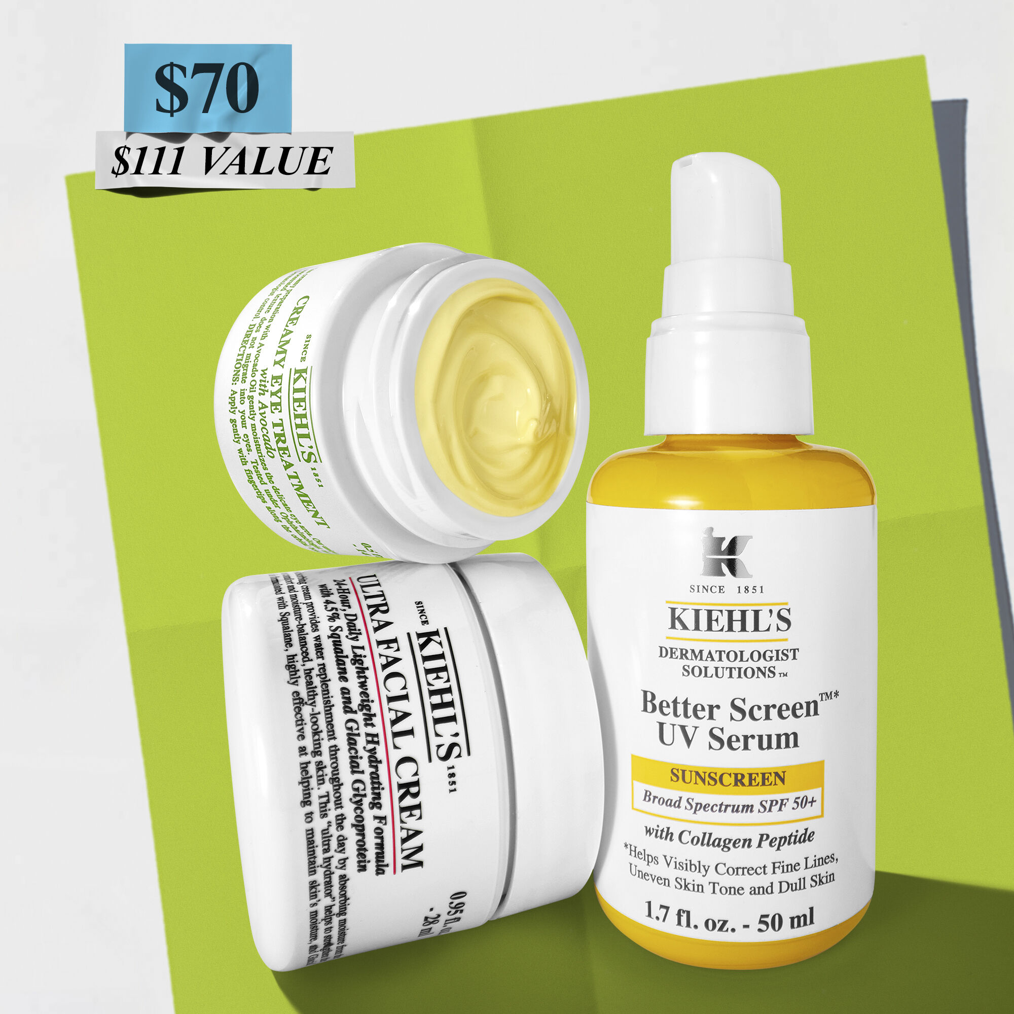 BEST SELLERS HYDRATE & HELP PROTECT Set- Skincare Set - Kiehl's